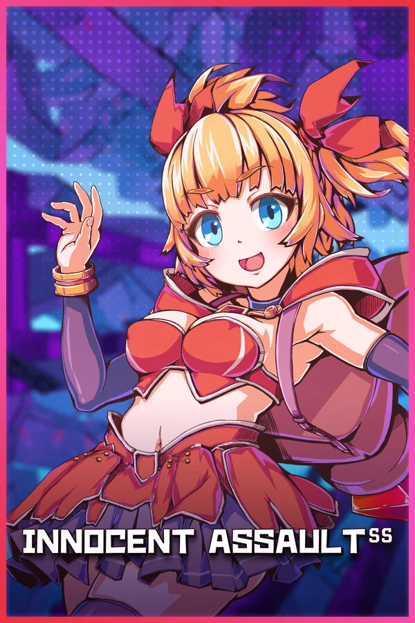 纯真少女的魔界冒险 SS 竖版封面，爱莉举手站在魔空背景前