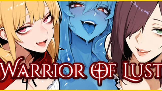 Warrior of Lust 角色面部与游戏标题
